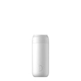 Chilly's Series 2 1 Litre Reusable Water Bottle & 50cl Coffee Cup Set - Arctic White