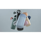 Chilly's Series 2 Reusable Water Bottle, Coffee Cup & Cleaning Brush Set - Arctic White