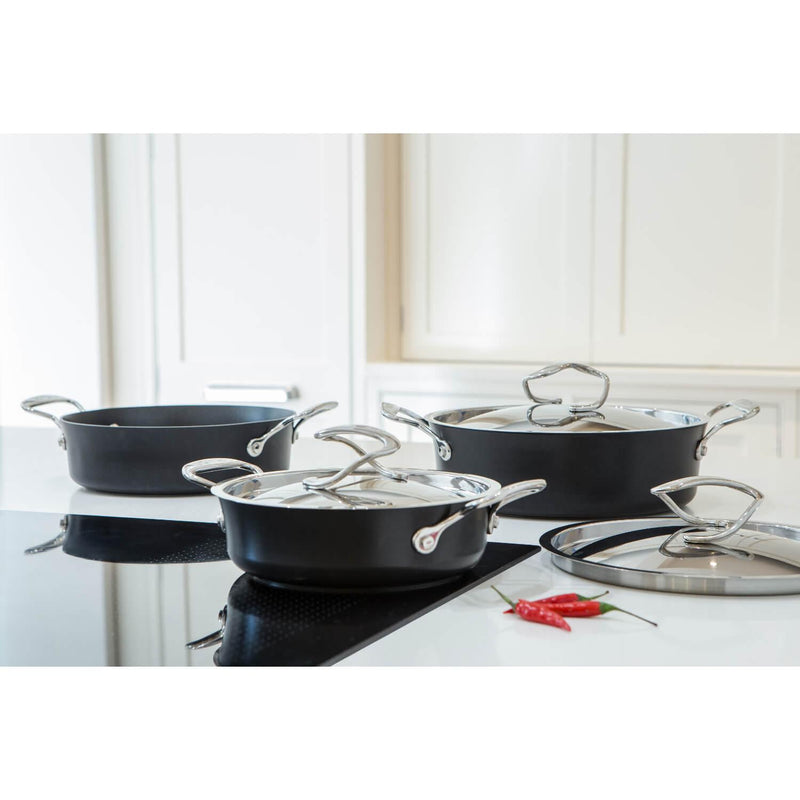 Circulon Style Hard Anodised Non-Stick Cookware Set - 3 Piece - Potters Cookshop