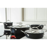 Circulon Style Hard Anodised Non-Stick Sautese Pan - 27cm - Potters Cookshop