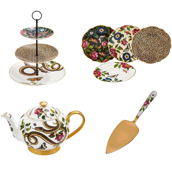 Spode Creatures Of Curiosity 4 Piece Afternoon Tea Gift Set