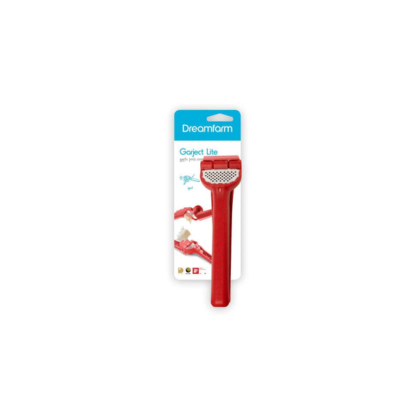 Dreamfarm Garject Lite Nylon Garlic Press - Red - Potters Cookshop