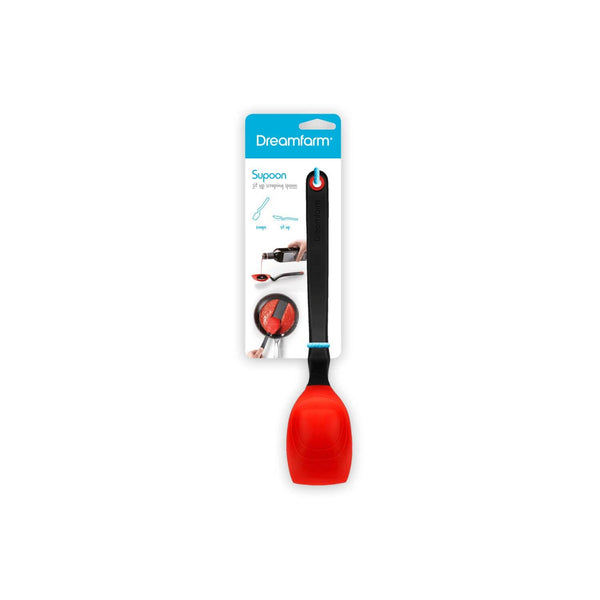 Dreamfarm Supoon Measuring & Scraping Spoon - Red - Potters Cookshop
