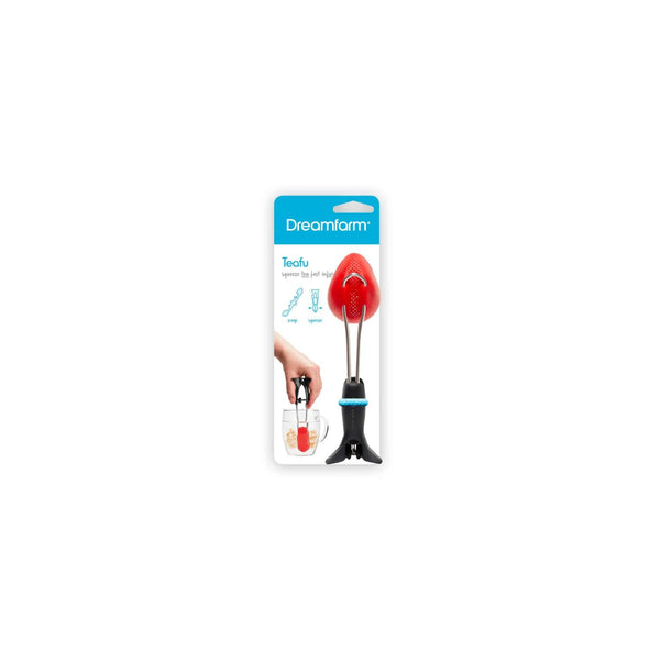 Dreamfarm Teafu Squeezable Tea Infuser - Red - Potters Cookshop
