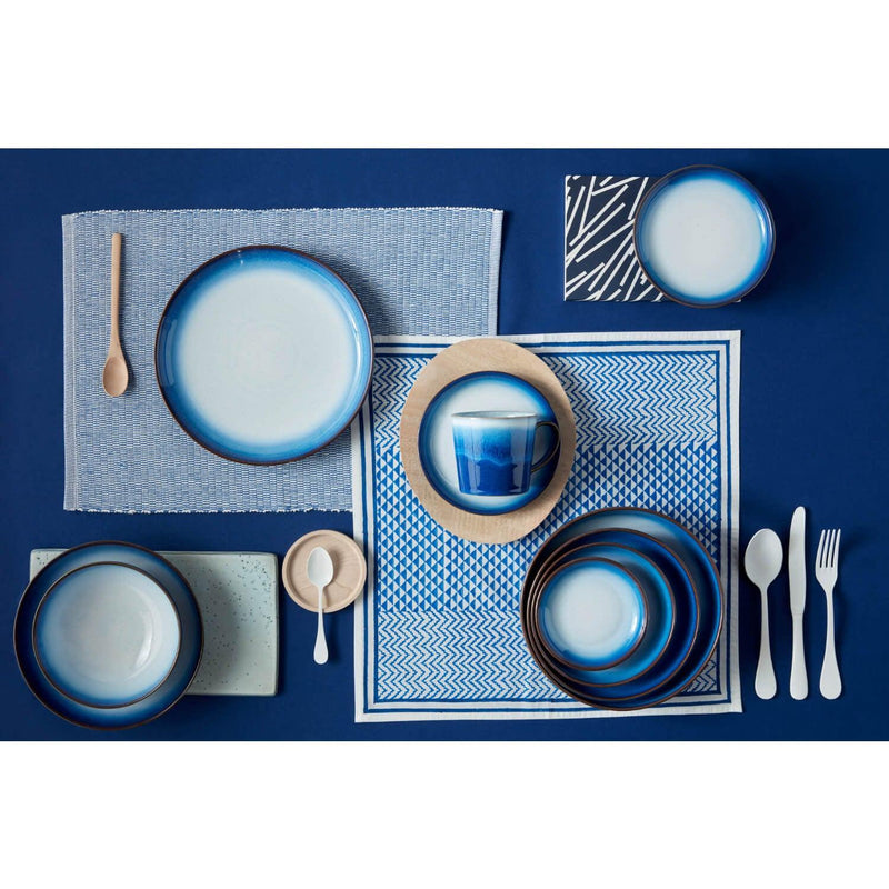 Denby Blue Haze Coupe Tableware Set - 12 Piece - Potters Cookshop