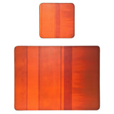 Denby Pottery Colours 12 Piece Placemat & Coaster Set - Orange
