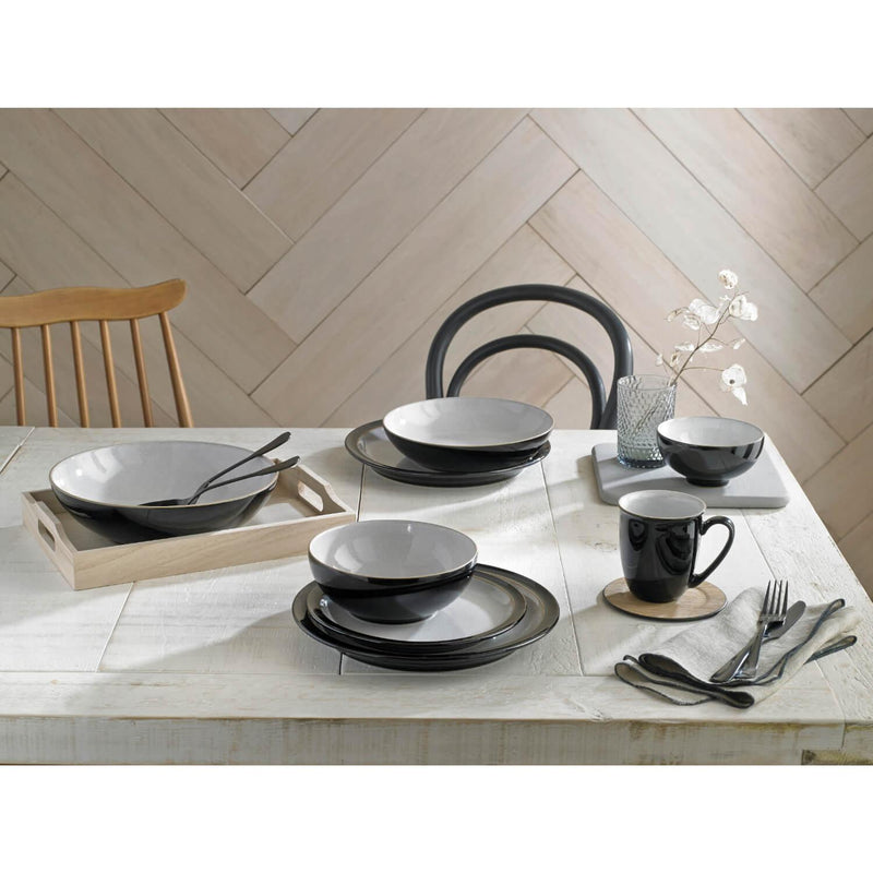 Denby Elements Black Dinner Plate - 26.5cm - Potters Cookshop