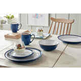 Denby Imperial Blue Coupe Dinner Plate - 26cm - Potters Cookshop