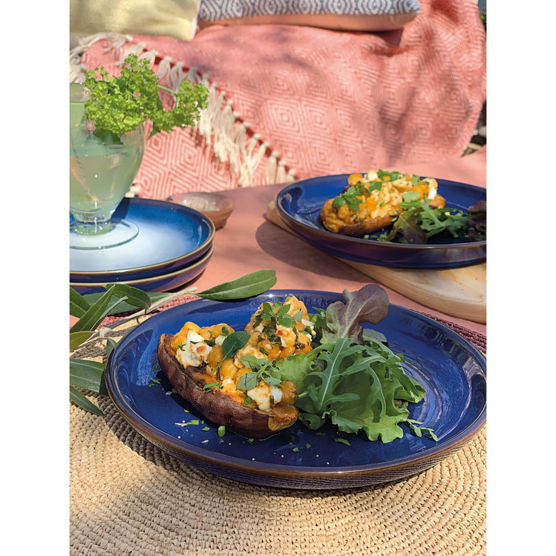 Denby imperial blue dinner plate deals