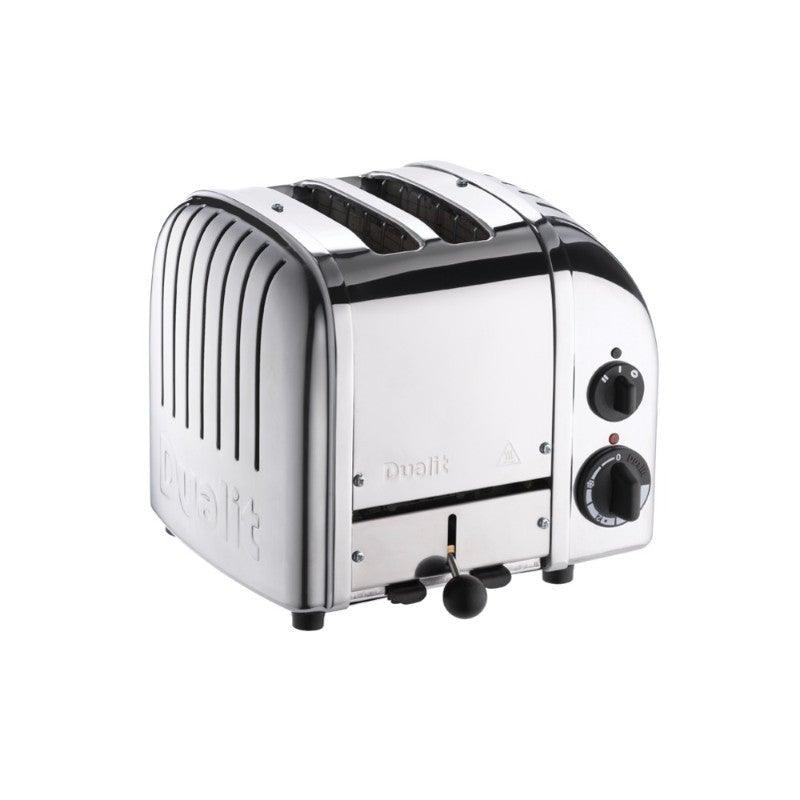 Dualit Classic 1.7 Litre Jug Kettle & 2 Slice Toaster Set - Polished Steel - Potters Cookshop