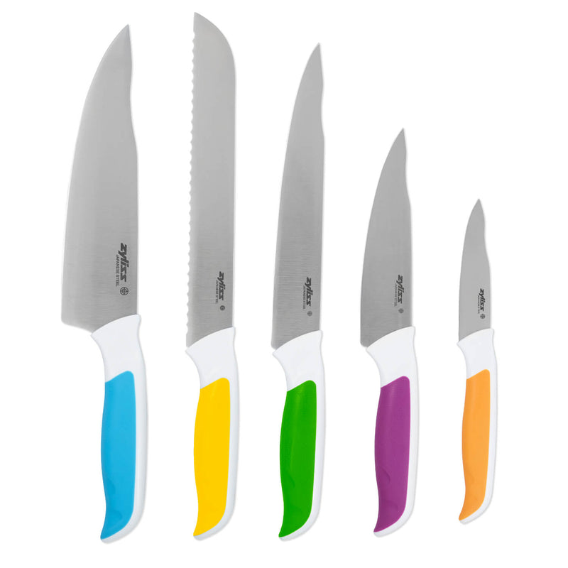 Zyliss Comfort 5 Piece Kitchen Knife Block Set