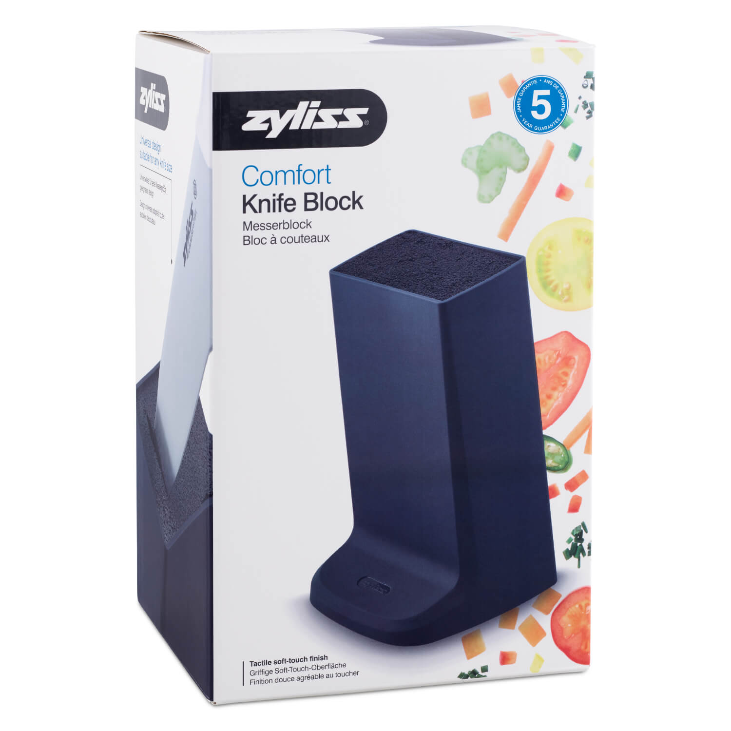 Buy Zyliss Comfort Universal Empty Kitchen Knife Block Black
