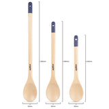 Zyliss 3 Piece Wooden Spoon Set