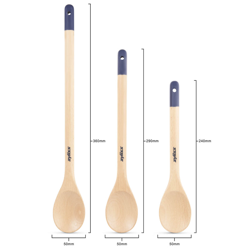 Zyliss 3 Piece Wooden Spoon Set