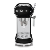 Smeg 50's Style Retro ECF02 Espresso Coffee Machine - Black