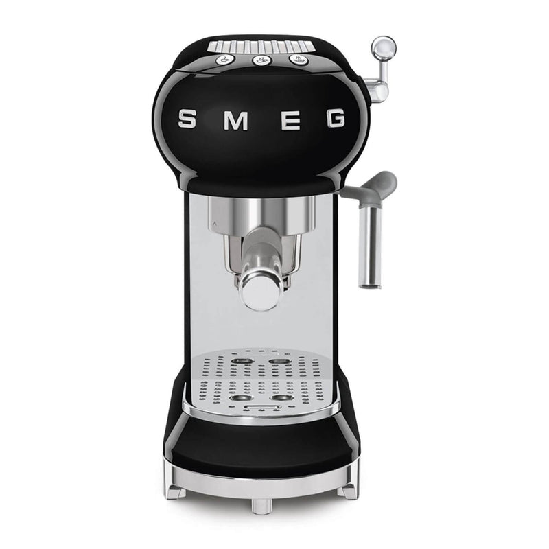 Smeg 50's Style Retro ECF02 Espresso Coffee Machine - Black