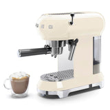 Smeg Espresso Coffee Machine & Coffee Grinder Set - Cream