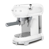Smeg 50's Style Retro ECF02 Espresso Coffee Machine - White