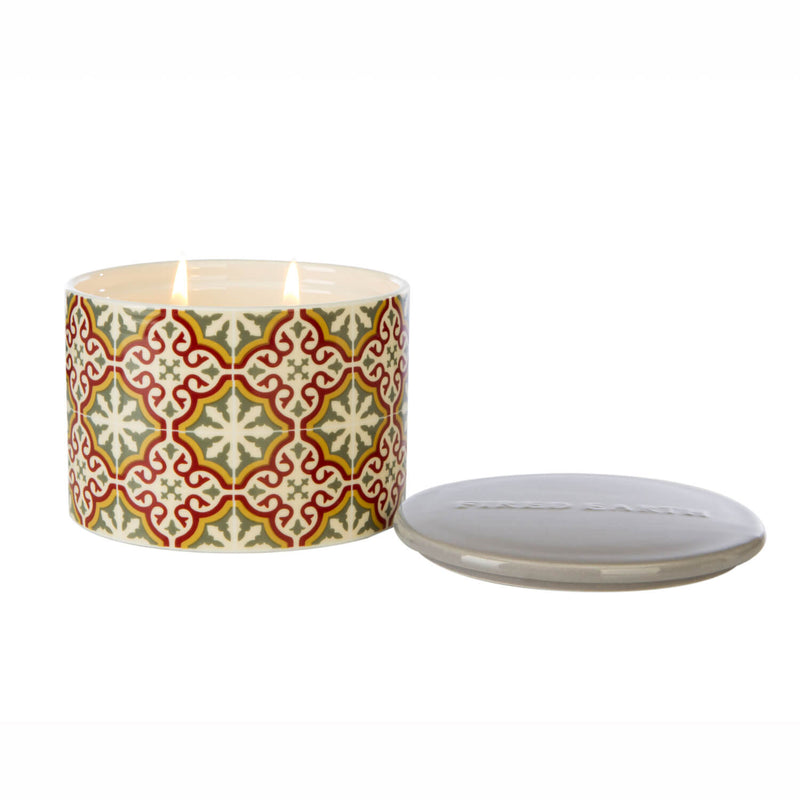 Wax Lyrical Fired Earth Large Ceramic Candle - Emperors Red Tea