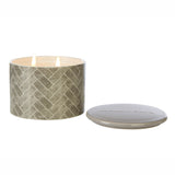 Wax Lyrical Fired Earth Large Ceramic Candle - Earl Grey & Vetivert