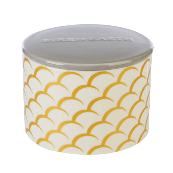 Wax Lyrical Fired Earth Large Ceramic Candle - White Tea & Pomegranate