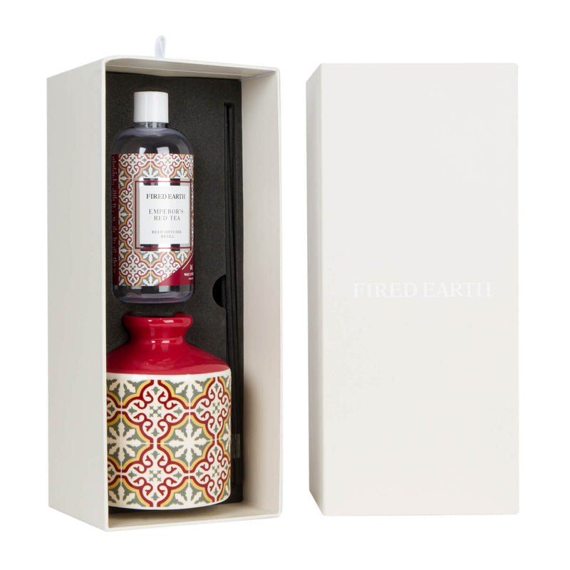 Buy Wax Lyrical Fired Earth Reed Diffuser Emperors Red Tea Potters