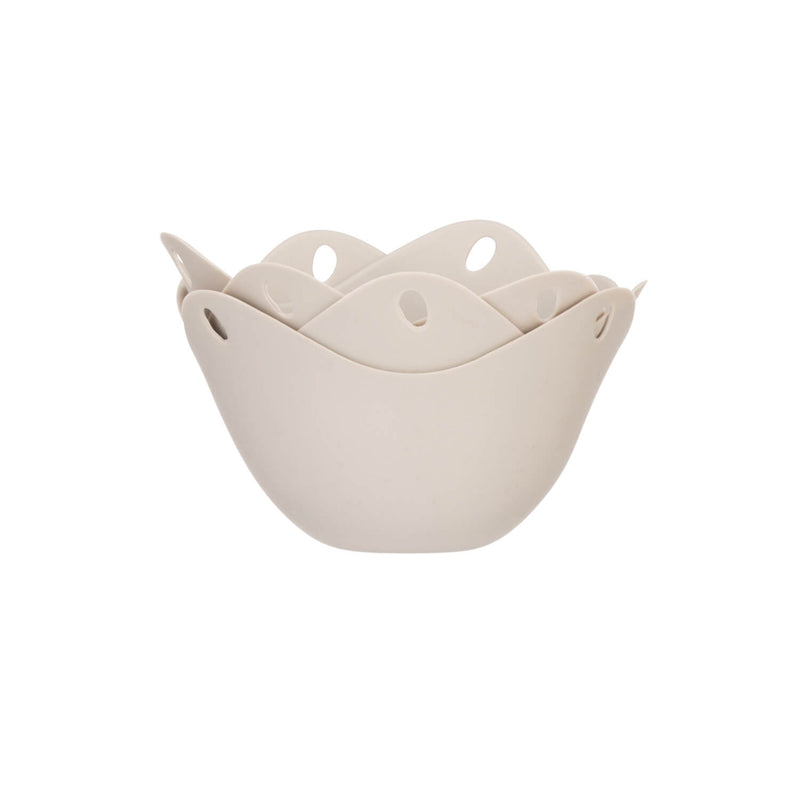 Fusion Twist Silicone 4-Pack Egg Poachers - Assorted