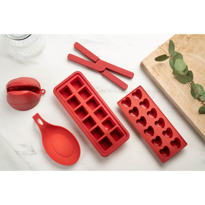 Fusion Twist Silicone Square 12-Cup Ice Cube Tray - Assorted