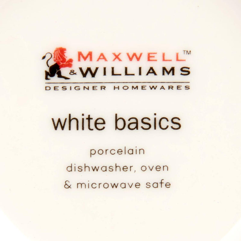 Maxwell & Williams White Basics Tea Cup & Saucer Set - 250ml - Potters Cookshop