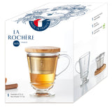 La Rochere Bee Tea Glass Mug with Infuser