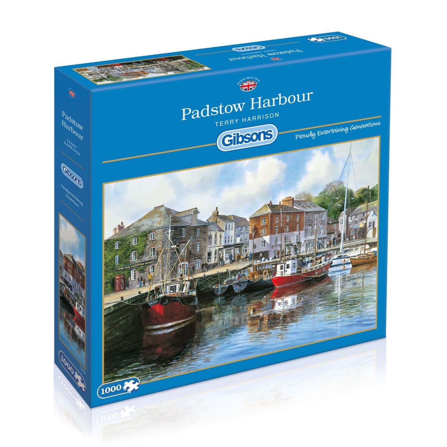 Buy Gibsons | 1000 Piece Jigsaw Puzzle - Padstow Harbour – Potters Cookshop