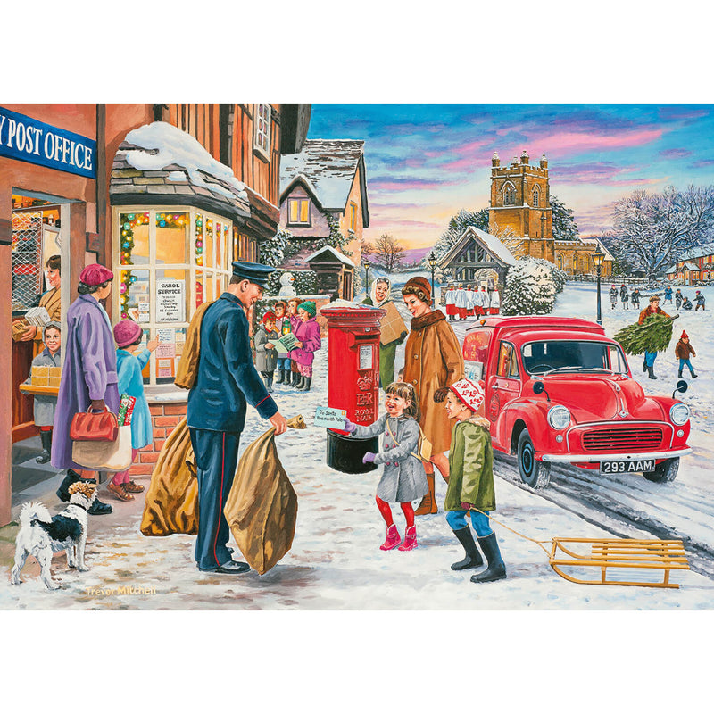 Gibsons 4 x 500 Piece Jigsaw Puzzles - Magic Of Christmas