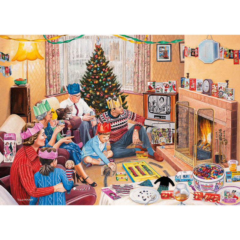 Gibsons 4 x 500 Piece Jigsaw Puzzles - Magic Of Christmas