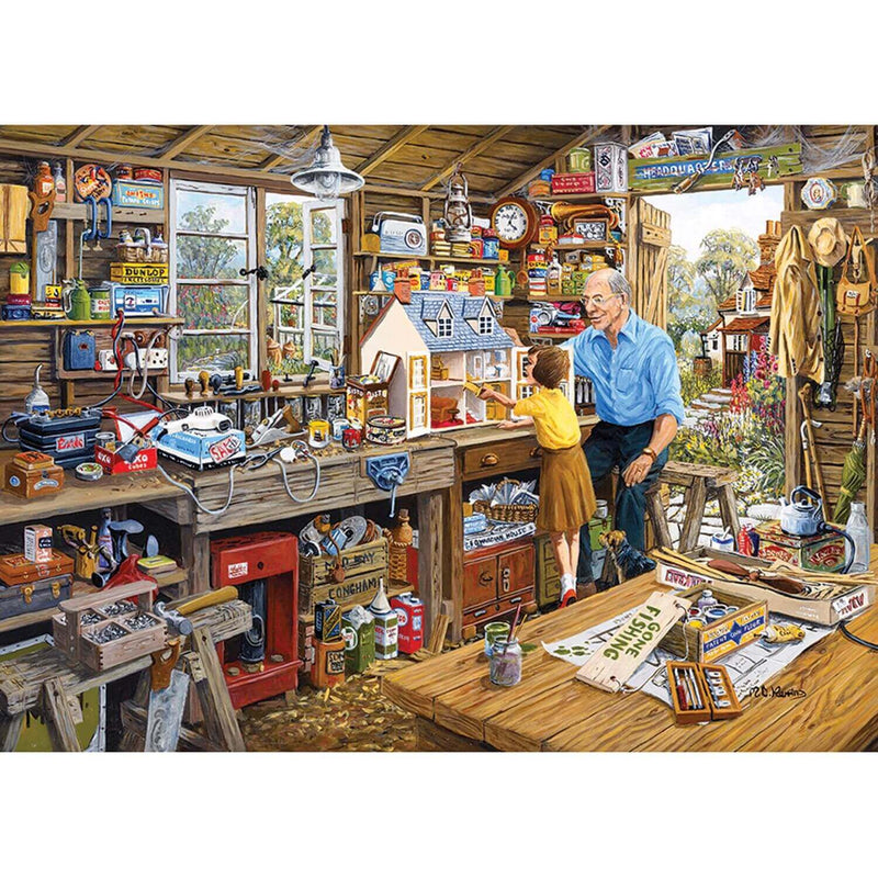Gibsons 1000 Piece Jigsaw Puzzle - Grandad's Workshop