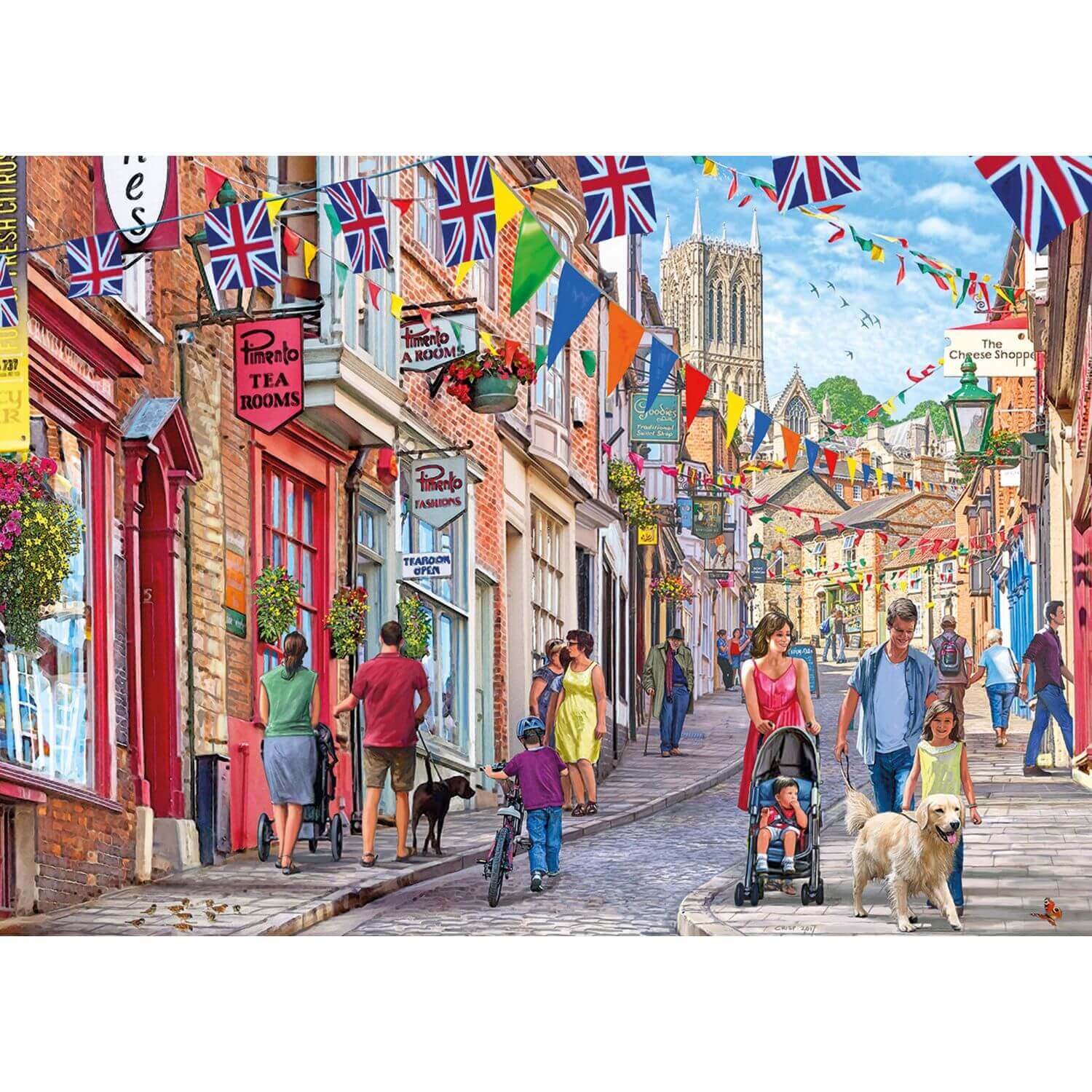 Buy Gibsons | 1000 Piece Jigsaw Puzzle - Steep Hill – Potters Cookshop