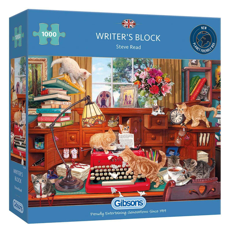 Gibsons 1000 Piece Jigsaw Puzzle - Writer's Block