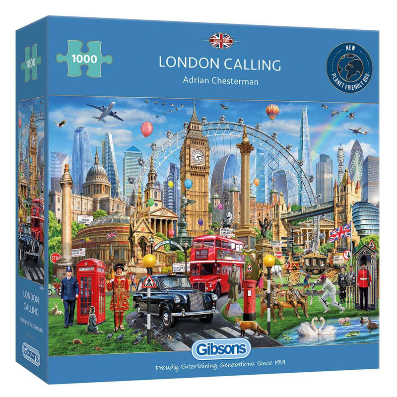 Gibsons 1000 Piece Jigsaw Puzzle - London Calling