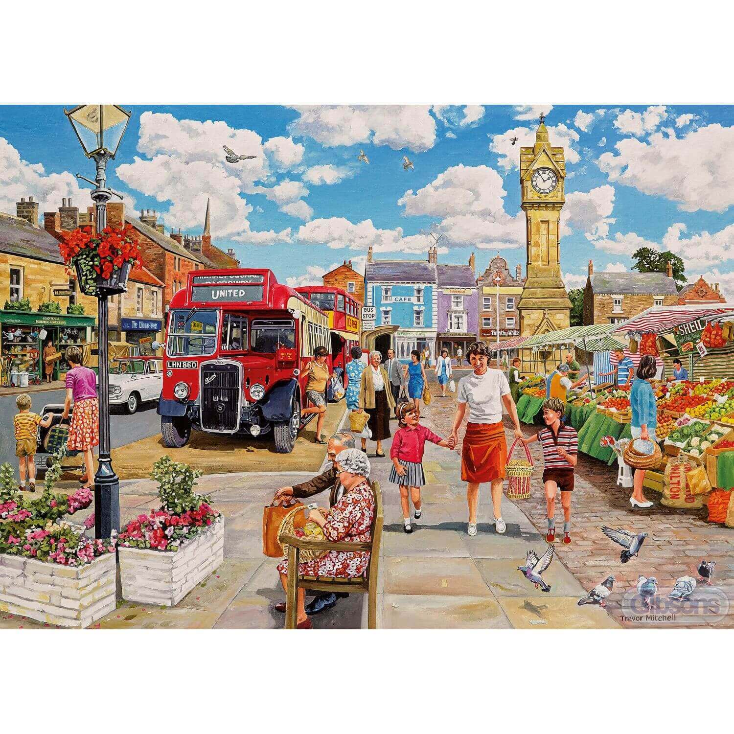 Buy Gibsons | 1000 Piece Jigsaw Puzzle - Clocktower Market – Potters ...