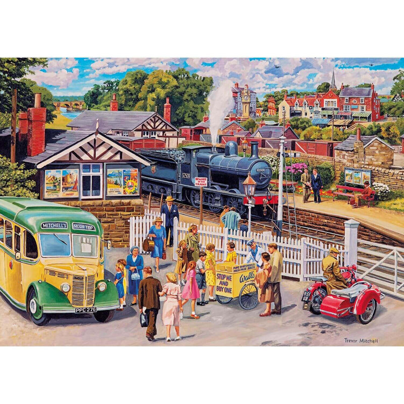 Gibsons 1000 Piece Jigsaw Puzzle - Treats At The Station