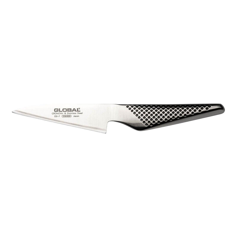 Global GS Series GS-7 Spearpoint Paring Knife - 10cm - Potters Cookshop