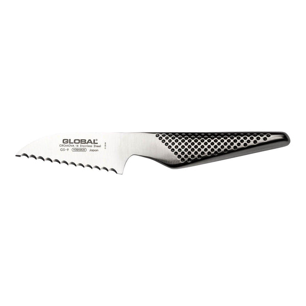 Global GS Series GS-9 Serrated Tomato Knife - 8cm - Potters Cookshop