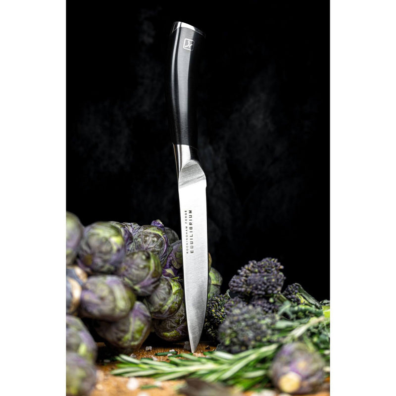 Rockingham Forge Equilibrium Fluted Santoku Knife - 13cm - Potters Cookshop