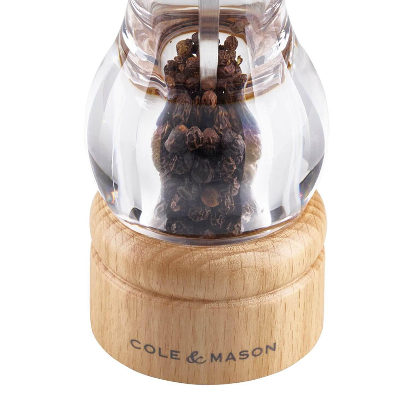 Cole & Mason Beech & Acrylic Beech Mill Set - Potters Cookshop