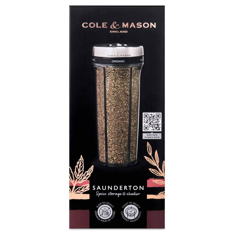 Cole & Mason Saunderton Herb 20cm Storage Shaker - Filled - Potters Cookshop