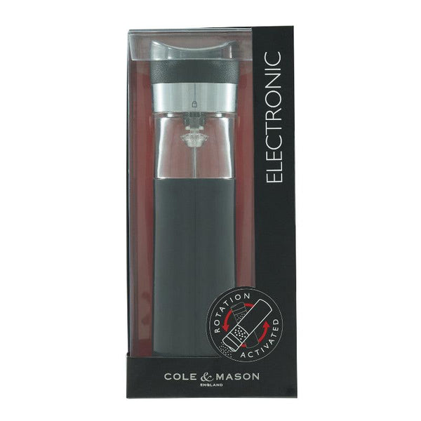 Cole & Mason Penrose Black Electronic Mill - Potters Cookshop