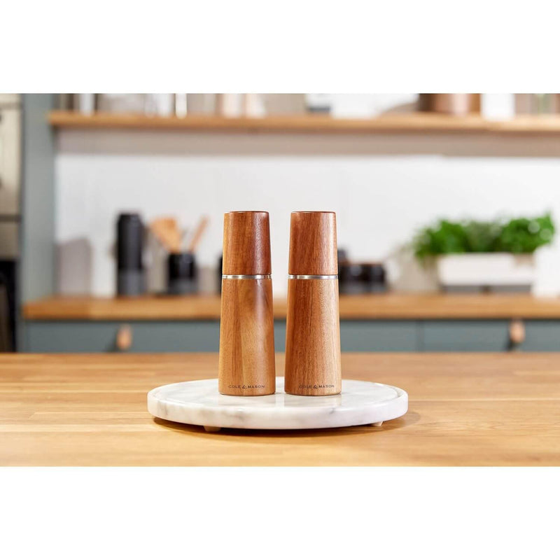 Cole & Mason Marlow Salt & Pepper Mill Set - Acacia - Potters Cookshop