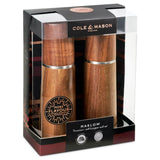 Cole & Mason Marlow Salt & Pepper Mill Set - Acacia - Potters Cookshop