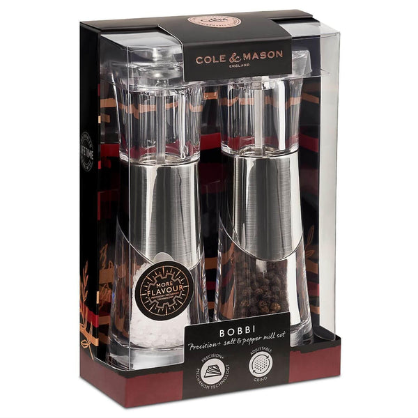 Cole & Mason Bobbi Salt & Pepper Mill Set - Potters Cookshop