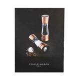 Cole & Mason Derwent Copper Salt & Pepper Mill Gift Set - Potters Cookshop