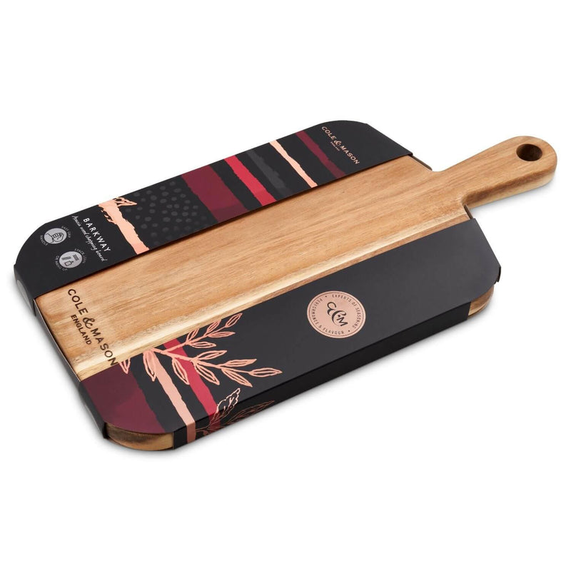 Cole & Mason Barkway Acacia Small Chopping Board With Handle - Potters Cookshop